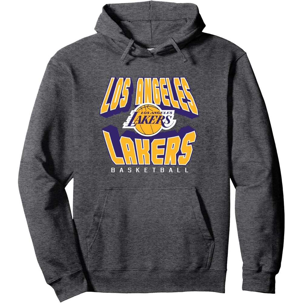 image:imageNBA Official Los Angeles Lakers Hot Pullover HoodieDark Heather Grey