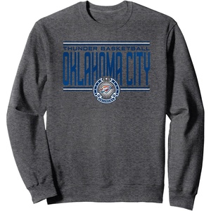 NBA Oklahoma City Thunder City Pride Sweatshirt(Dark Heather Grey)