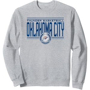 NBA Oklahoma City Thunder City Pride Sweatshirt(Heather Grey)