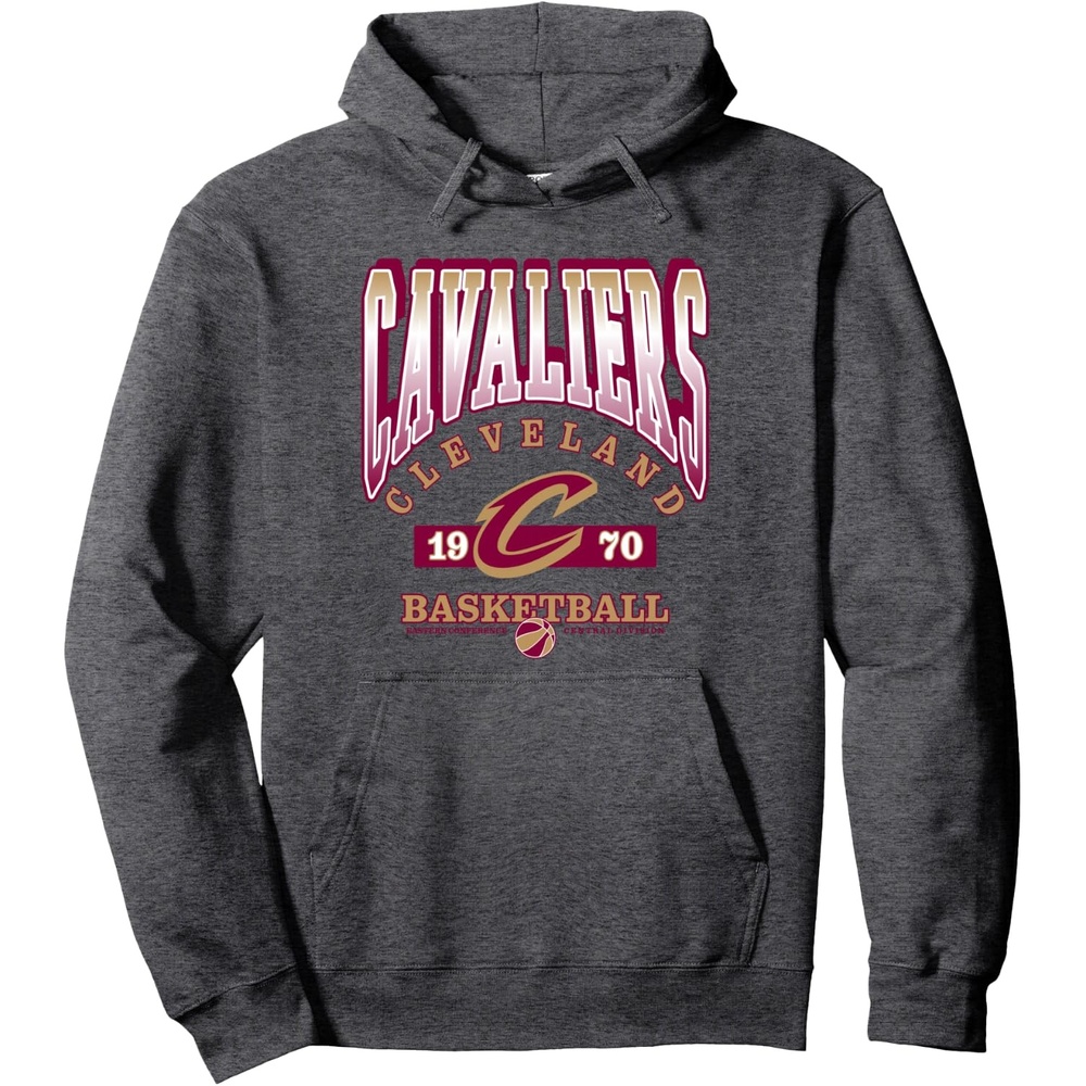 image:imageNBA Cleveland Cavaliers Homecourt Advantage Pullover HoodieDark Heather Grey