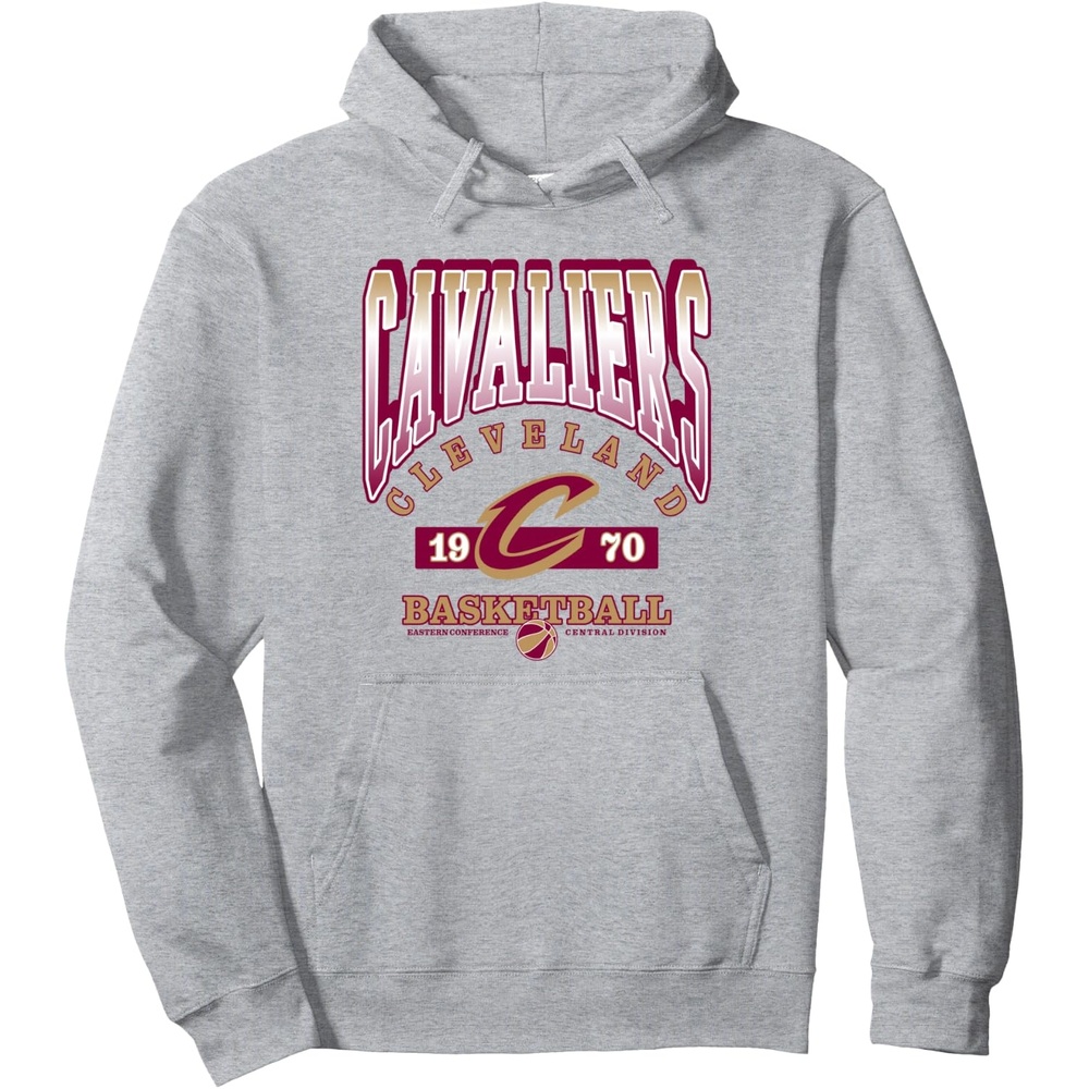 image:imageNBA Cleveland Cavaliers Homecourt Advantage Pullover HoodieHeather Grey