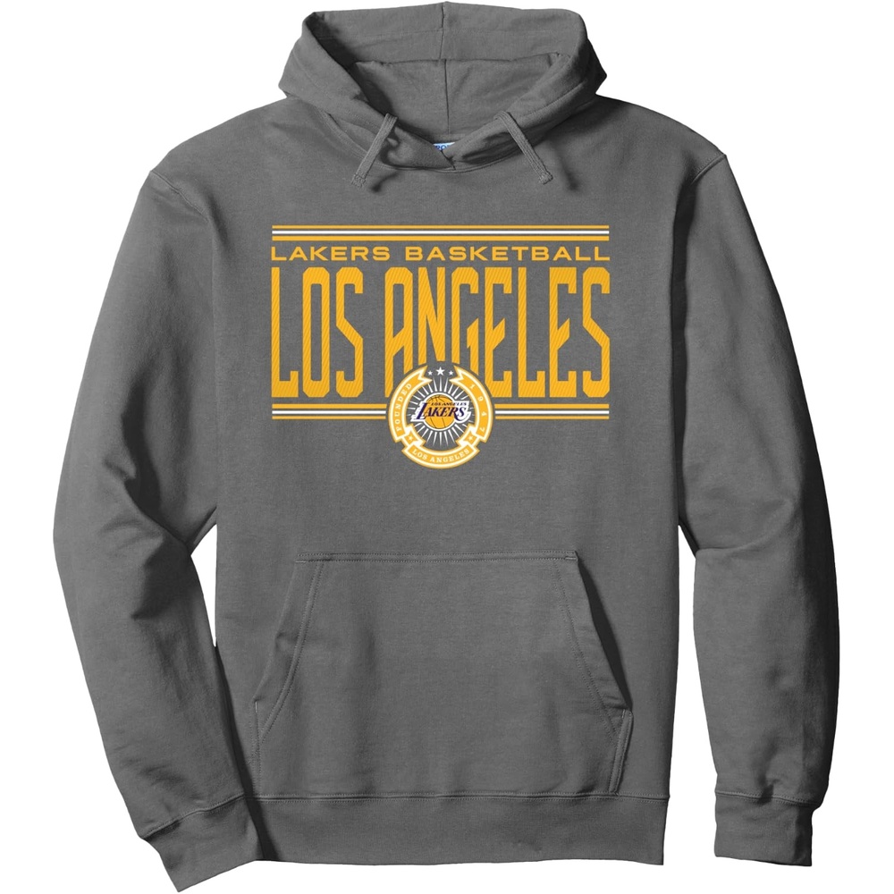 image:imageNBA Los Angeles Lakers City Pride Pullover HoodieAsphalt Grey