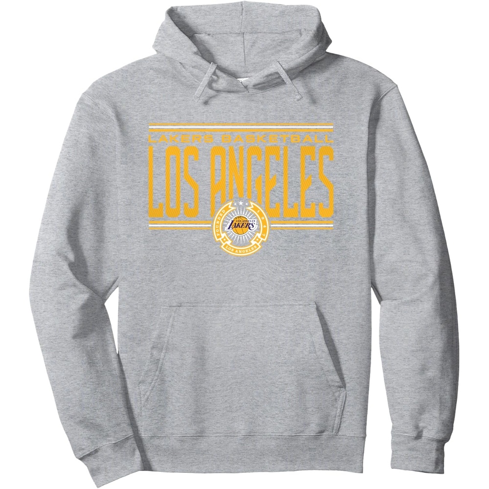 image:imageNBA Los Angeles Lakers City Pride Pullover HoodieHeather Grey