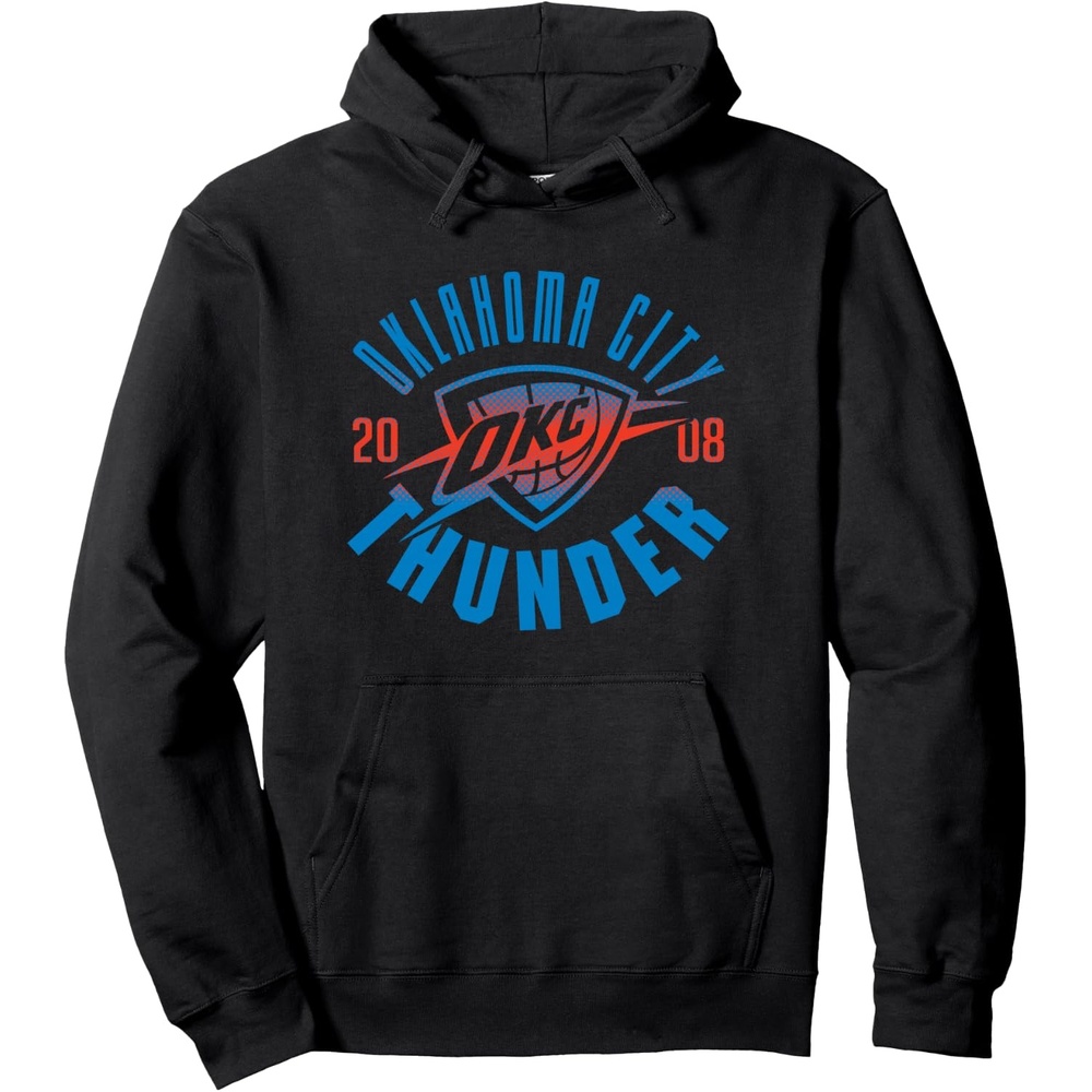 image:imageNBA Official Oklahoma City Thunder Baseline Hunch Pullover HoodieBlack