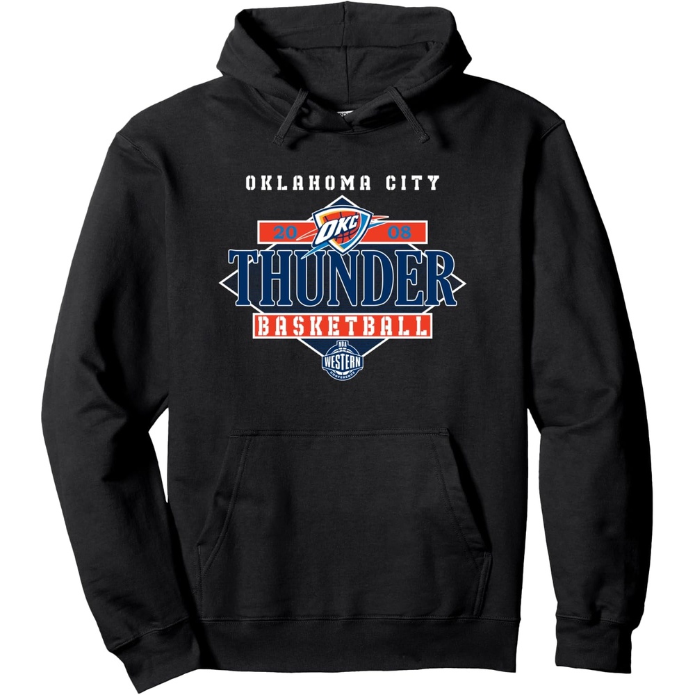 image:imageNBA Official Oklahoma City Thunder Diamond Look Heat Pullover HoodieBlack
