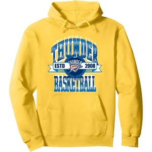 NBA Oklahoma City Thunder Gametime Pullover Hoodie(Lemon Yellow)
