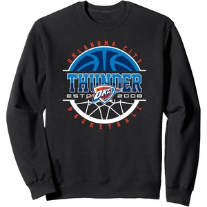 NBA Oklahoma City Thunder Pick and Roll Sweatshirt(Black)