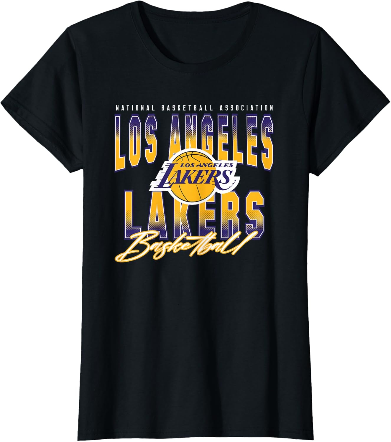 image:imageNBA Official Los Angeles Lakers Fade Out TShirtBlack