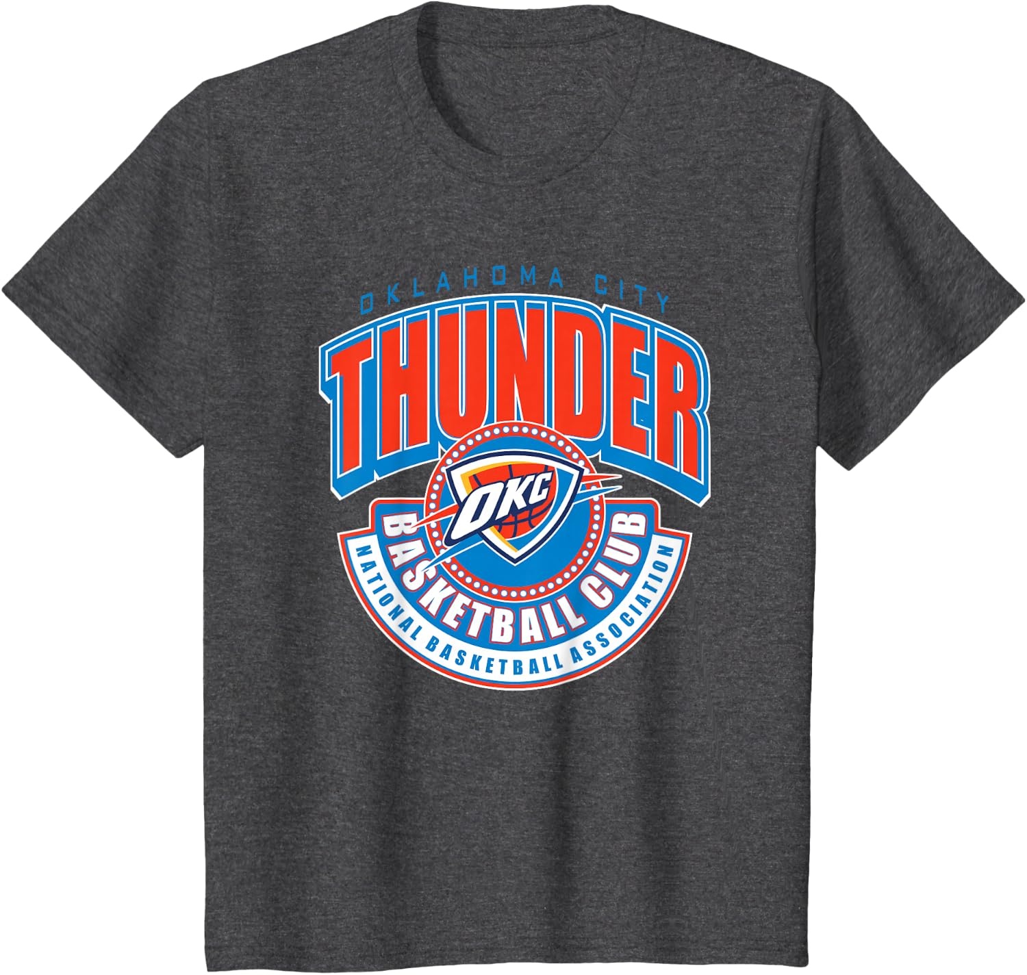 image:imageNBA Official Oklahoma City Thunder in The Club TShirtDark Heather Grey