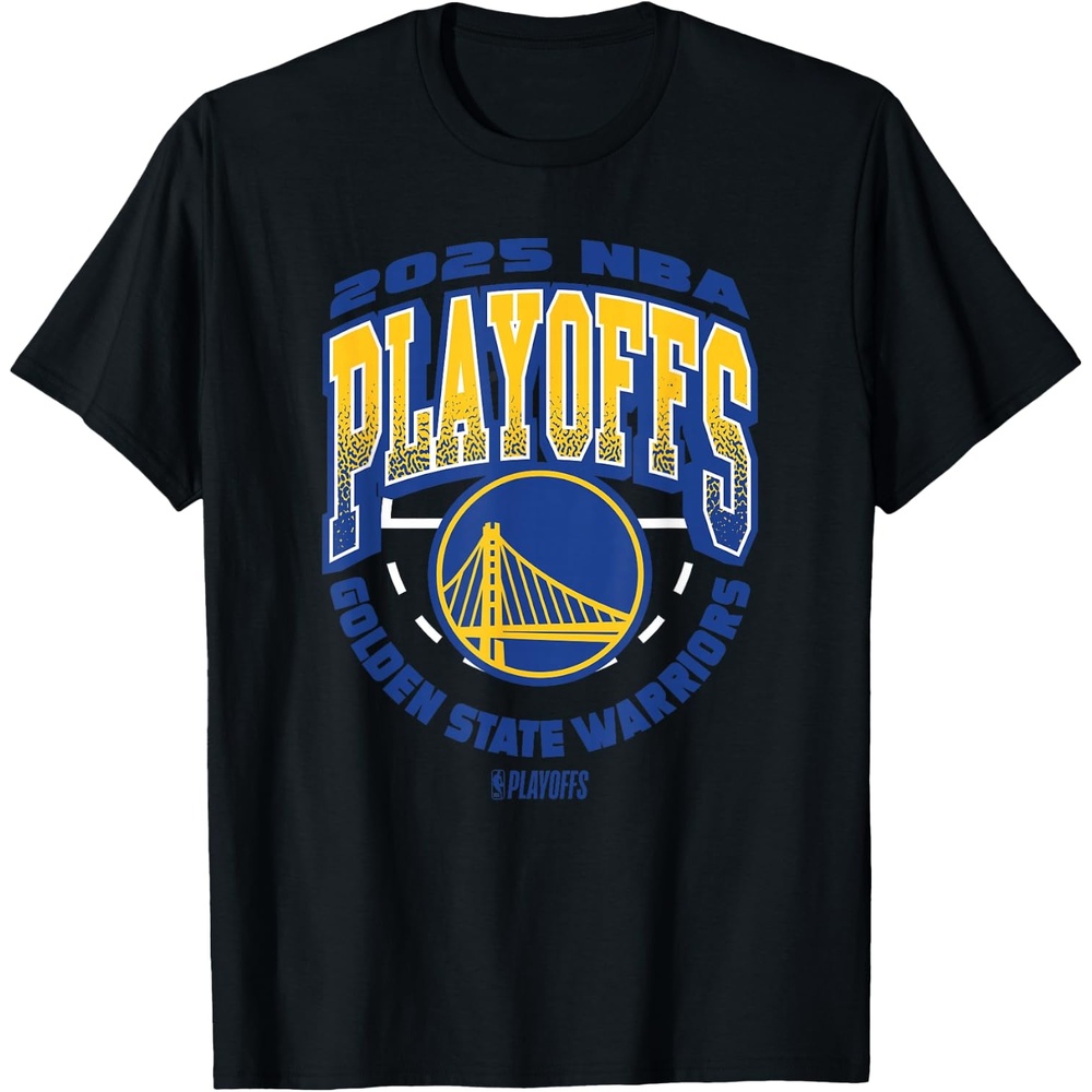 image:imageNBA Official Golden State Warriors Exclusive 2025 Playoffs TShirtBlack