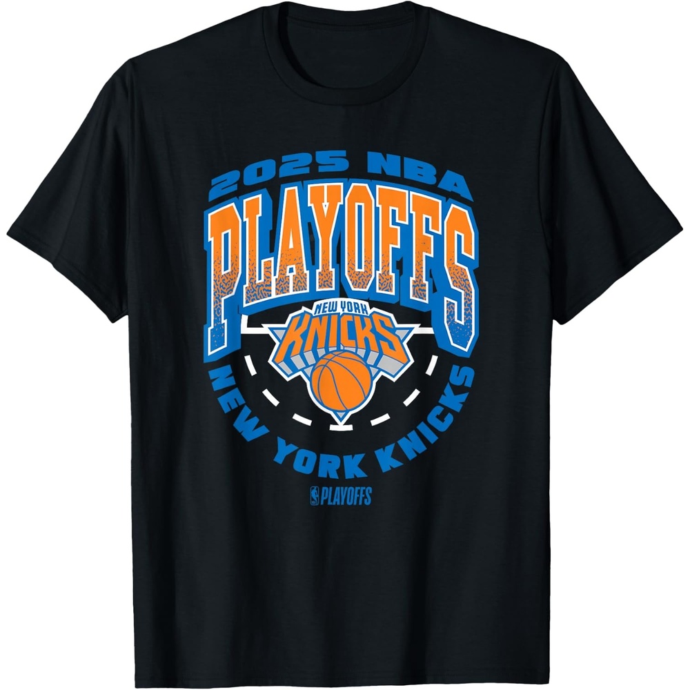 image:imageNBA Official New York Knicks Exclusive 2025 Playoffs TShirtBlack