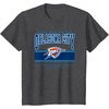 NBA Official Oklahoma City Thunder Up Top T-Shirt(Dark Heather Grey)