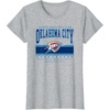 NBA Official Oklahoma City Thunder Up Top T-Shirt(Heather Grey)