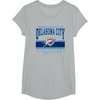 NBA Official Oklahoma City Thunder Up Top T-Shirt(Heather Grey)