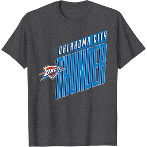NBA Official Oklahoma City Thunder Winning Streak T-Shirt(Dark Heather Grey)