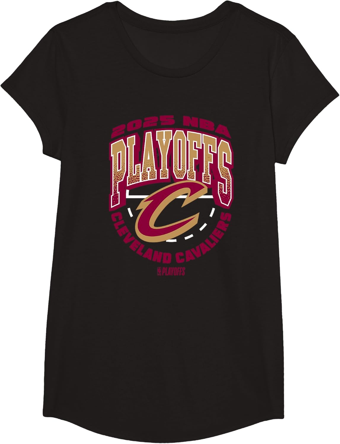 image:imageNBA Official Cleveland Cavaliers Exclusive 2025 Playoffs TShirtBlack