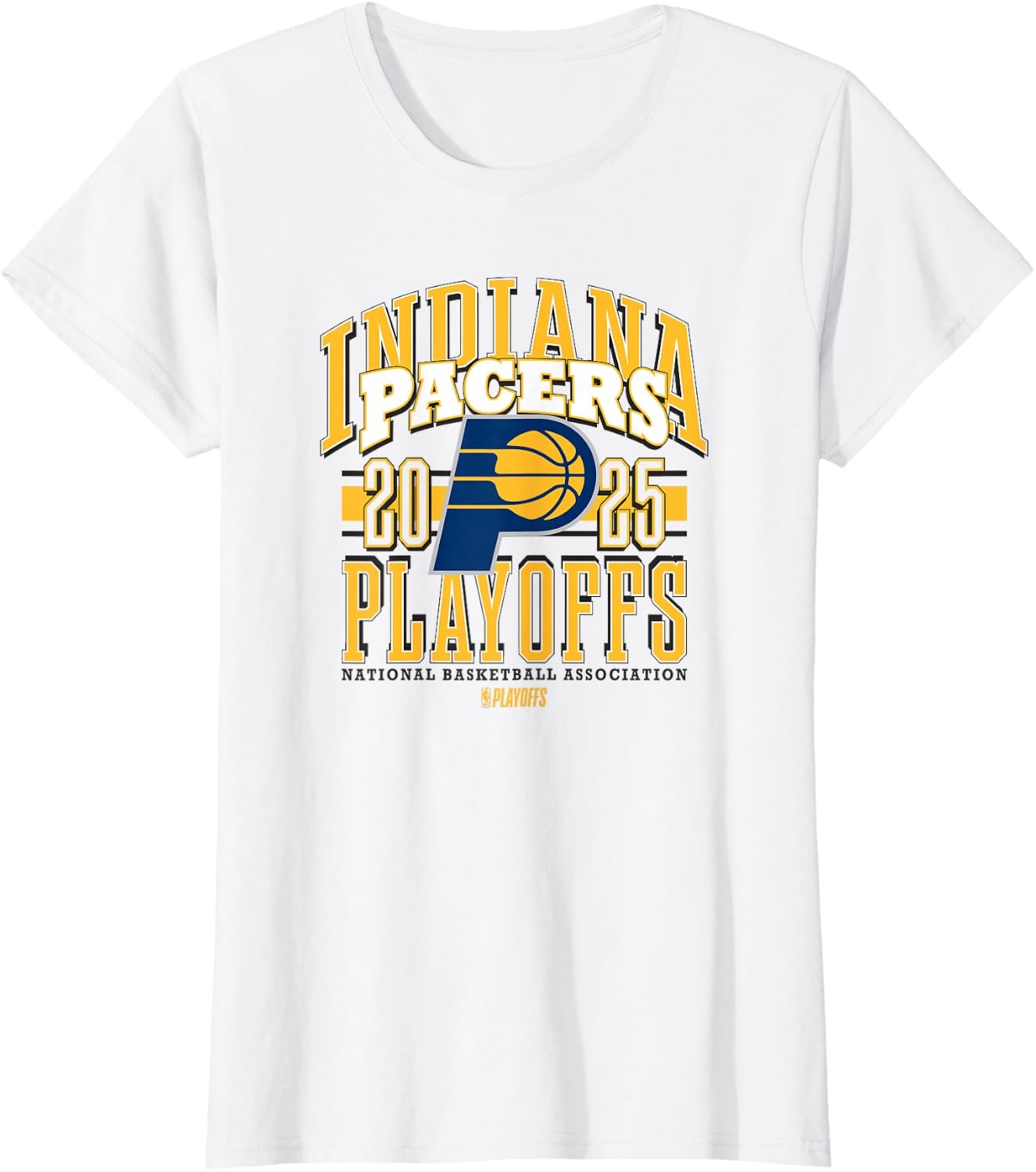 image:imageNBA Official Indiana Pacers 2025 Playoffs Showtime TShirtWhite