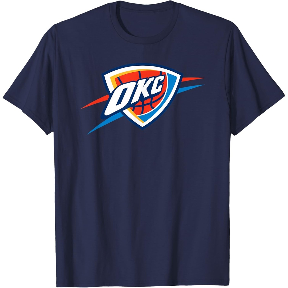 image:imageNBA Oklahoma City Thunder Officially Licensed TShirt Small BlackNavy Blue