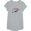 NBA Oklahoma City Thunder Officially Licensed T-Shirt, Small, Black(Heather Grey)