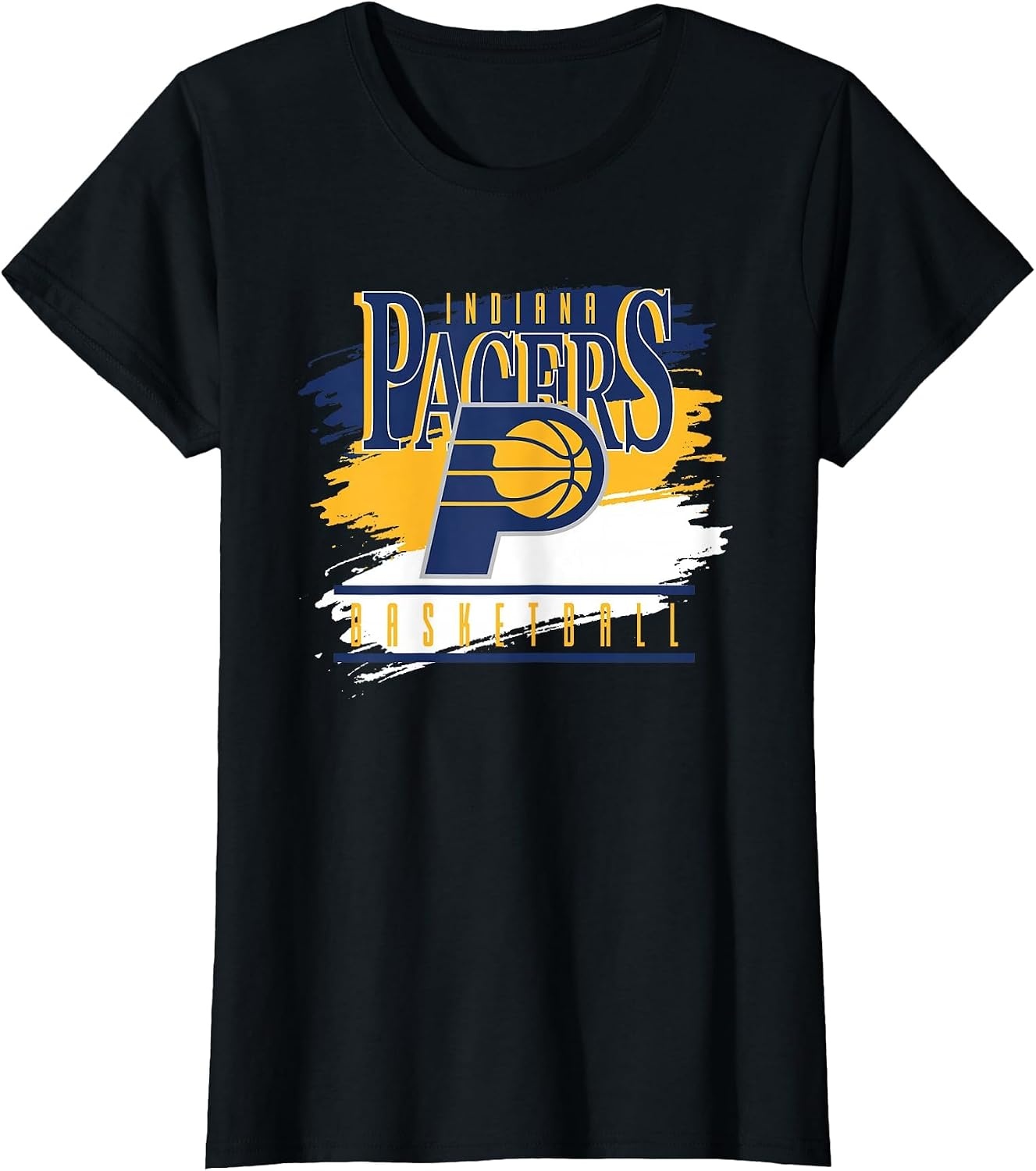 image:imageNBA Official Indiana Pacers Spilled Paint TShirtBlack
