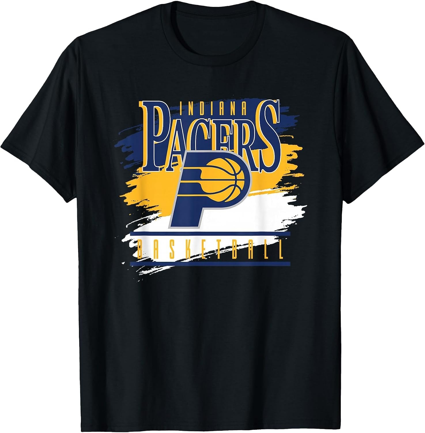image:imageNBA Official Indiana Pacers Spilled Paint TShirtBlack