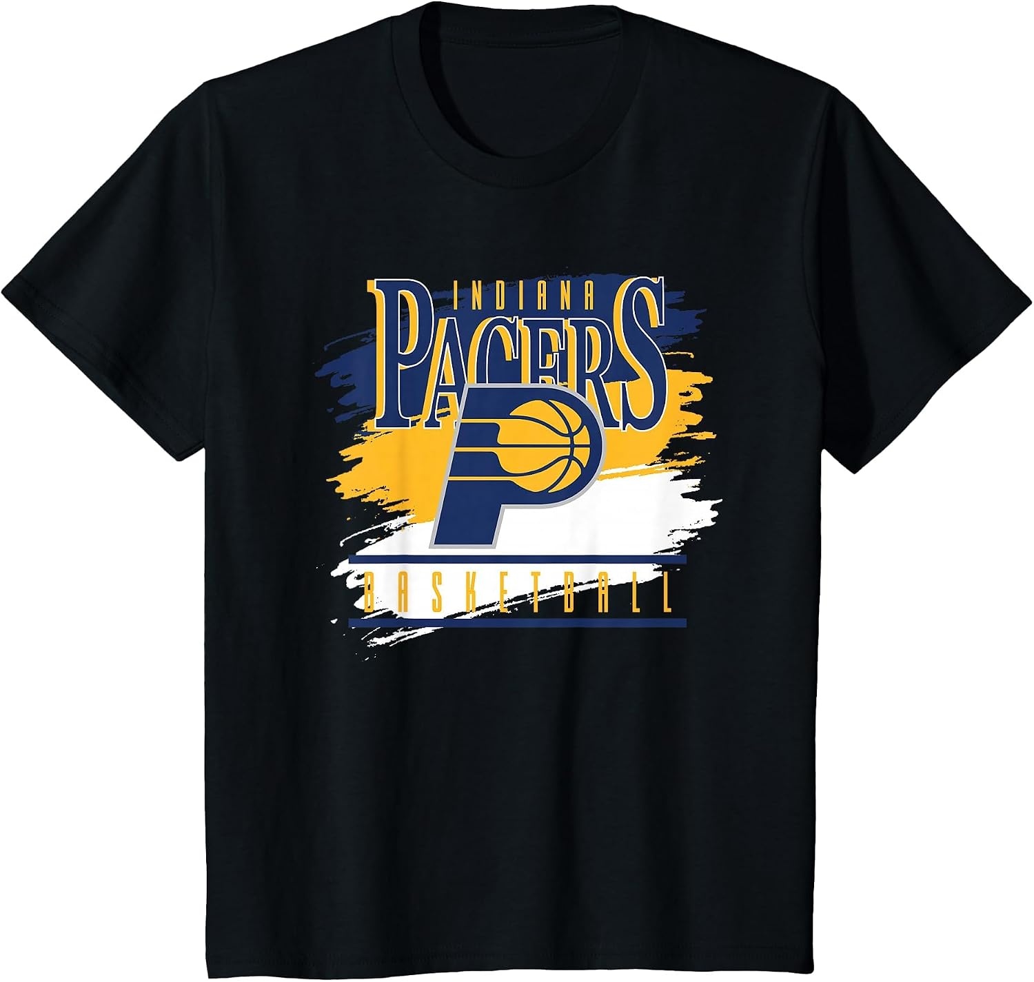 image:imageNBA Official Indiana Pacers Spilled Paint TShirtBlack
