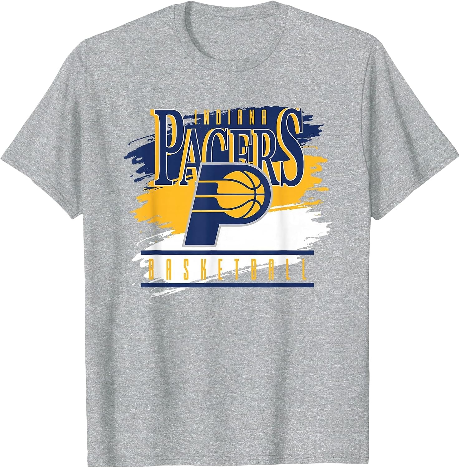 image:imageNBA Official Indiana Pacers Spilled Paint TShirtHeather Grey