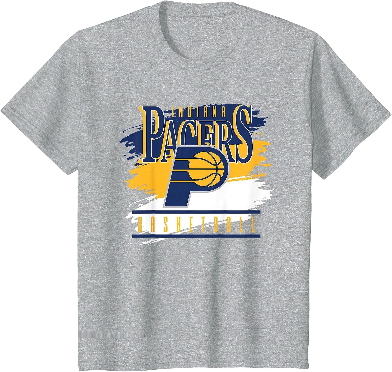 image:imageNBA Official Indiana Pacers Spilled Paint TShirtHeather Grey