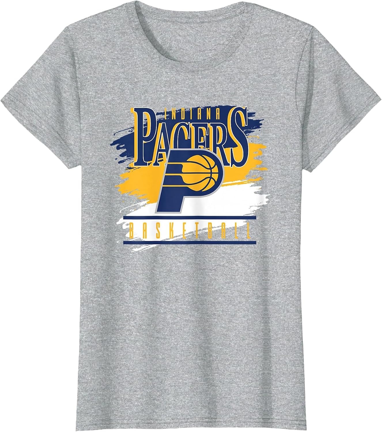 image:imageNBA Official Indiana Pacers Spilled Paint TShirtHeather Grey