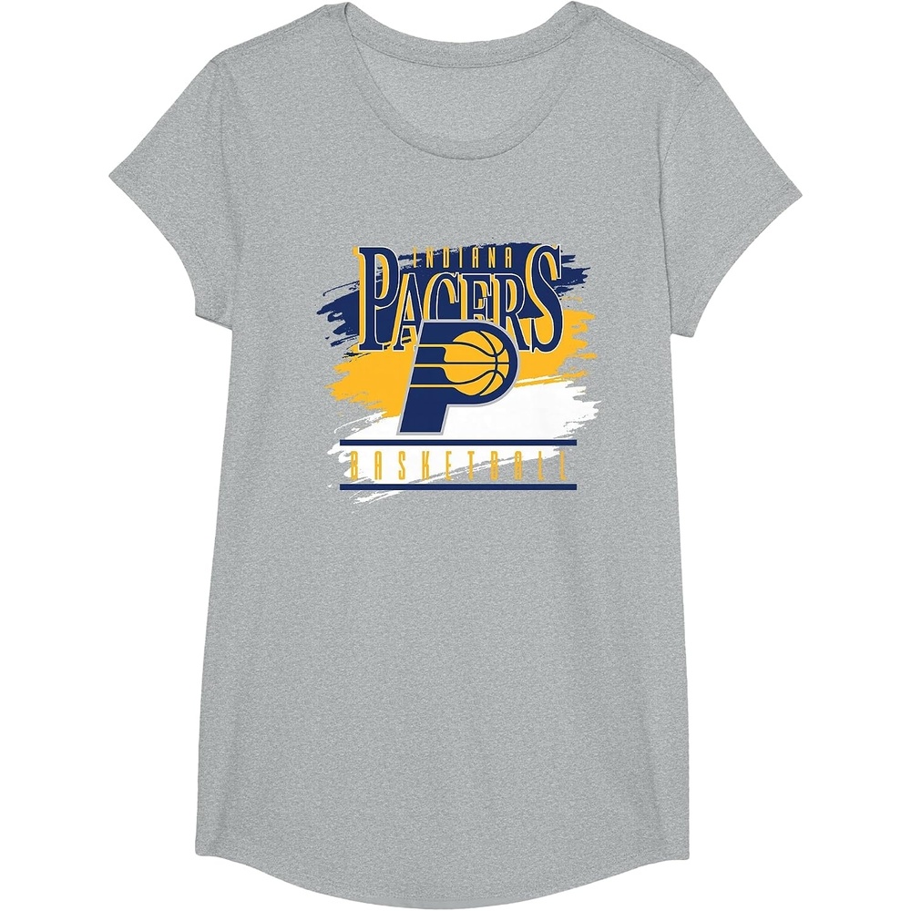 image:imageNBA Official Indiana Pacers Spilled Paint TShirtHeather Grey