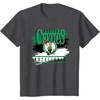 NBA Official Boston Celtics Spilled Paint T-Shirt(Dark Heather Grey)