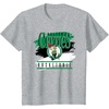 NBA Official Boston Celtics Spilled Paint T-Shirt(Heather Grey)