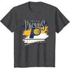 NBA Official Indiana Pacers Spilled Paint T-Shirt(Dark Heather Grey)