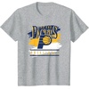 NBA Official Indiana Pacers Spilled Paint T-Shirt(Heather Grey)
