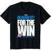 NBA Official Oklahoma City Thunder for The Win 2025 Playoffs T-Shirt(Black)