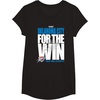 NBA Official Oklahoma City Thunder for The Win 2025 Playoffs T-Shirt(Black)