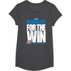NBA Official Oklahoma City Thunder for The Win 2025 Playoffs T-Shirt(Dark Heather Grey)