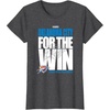 NBA Official Oklahoma City Thunder for The Win 2025 Playoffs T-Shirt(Dark Heather Grey)