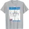 NBA Official Oklahoma City Thunder for The Win 2025 Playoffs T-Shirt(Heather Grey)